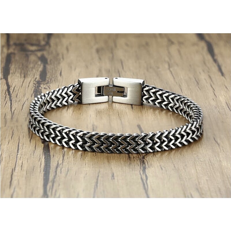 Glory Pánsky oceľový náramok Old school 1134 28842523