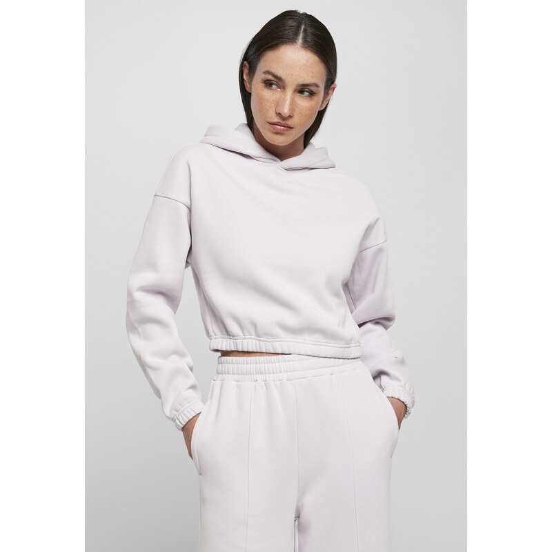 Urban Classics Womens short oversized hoodie with soft lilac 50683564