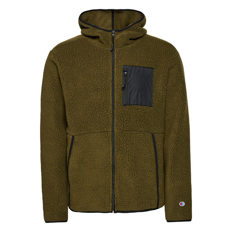 Champion Hooded Full Zip Top - Pánske - Mikina Champion - Zelené - 66355783