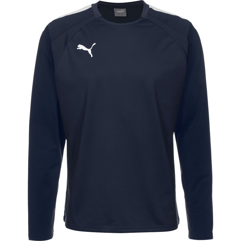 PUMA Funkčné tričko Team Liga námornícka modrá / biela 67728178