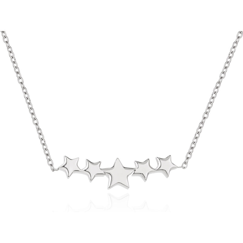 Troli Krásny oceľový náhrdelník Hviezdy VEDN0329S 66587437