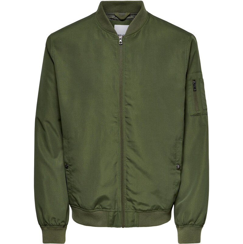 Only & Sons Prechodná bunda olivová 66068431