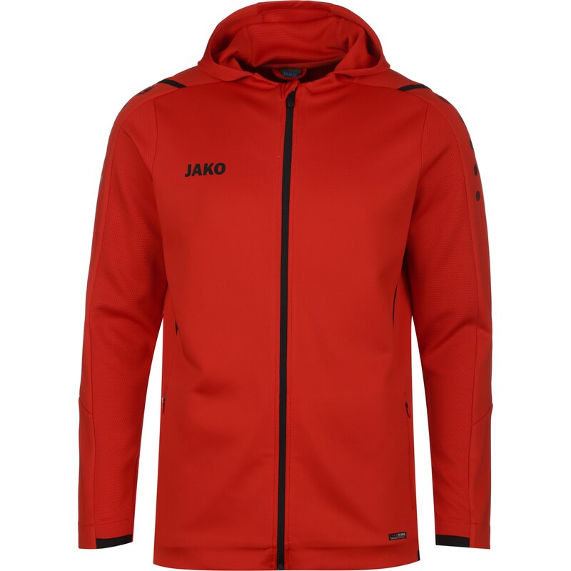 JAKO Športová bunda červená / čierna 67801129
