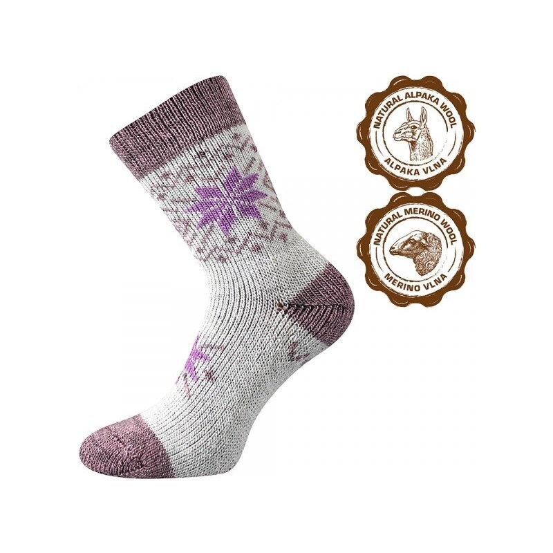 ALTA vlnené extra hrejivé ponožky so striebrom VoXX Růžová 35-38 1 pár 28945798