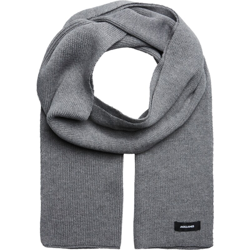 JACK & JONES Šál JACDna tmavosivá / čierna / biela 28132698