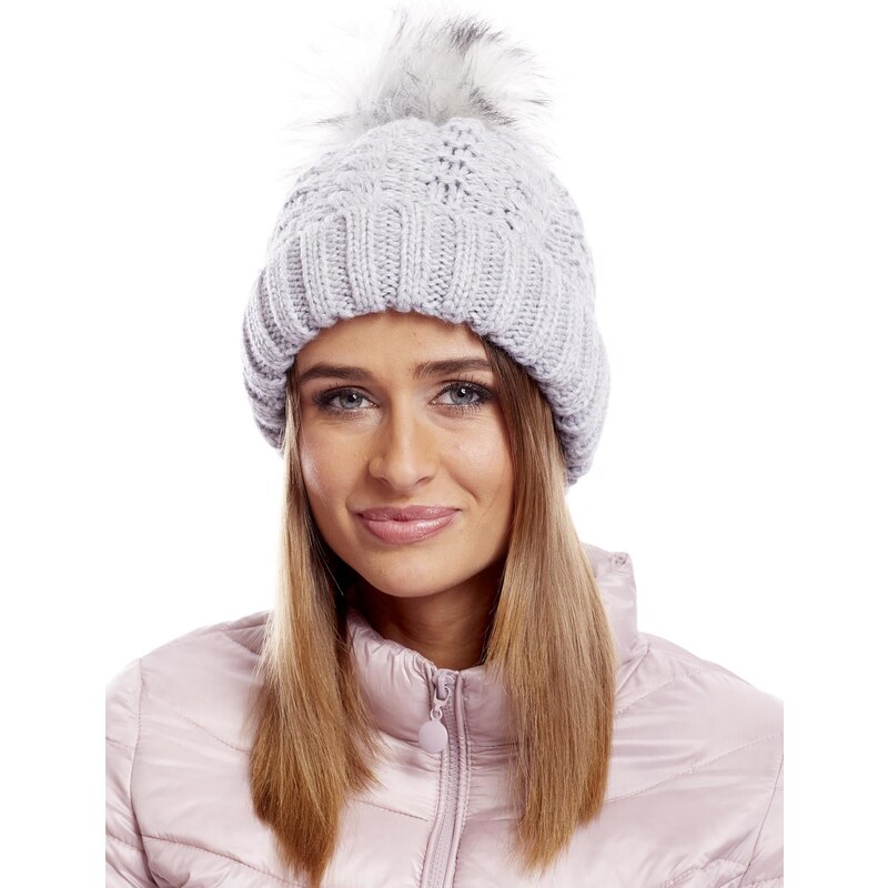 Wool Fashion Italia Cap-AT-CZ-1716501.36-light gray 64681685