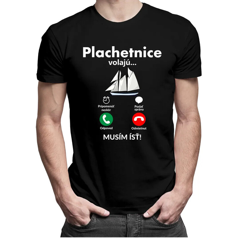 E-shop Garibald Plachetnice volajú - musím ísť - Pánske tričko s