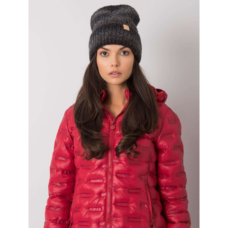 RUE PARIS Cap-JK-CZ-23.98-grey-black 64684008