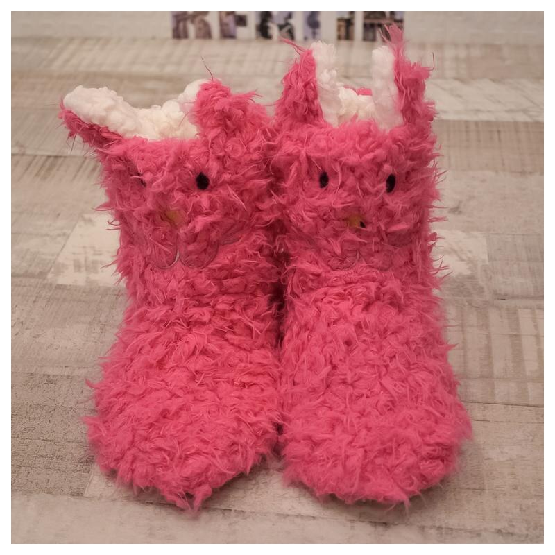 JOHN-C Detské tmavoružové papuče MIMI 28957433