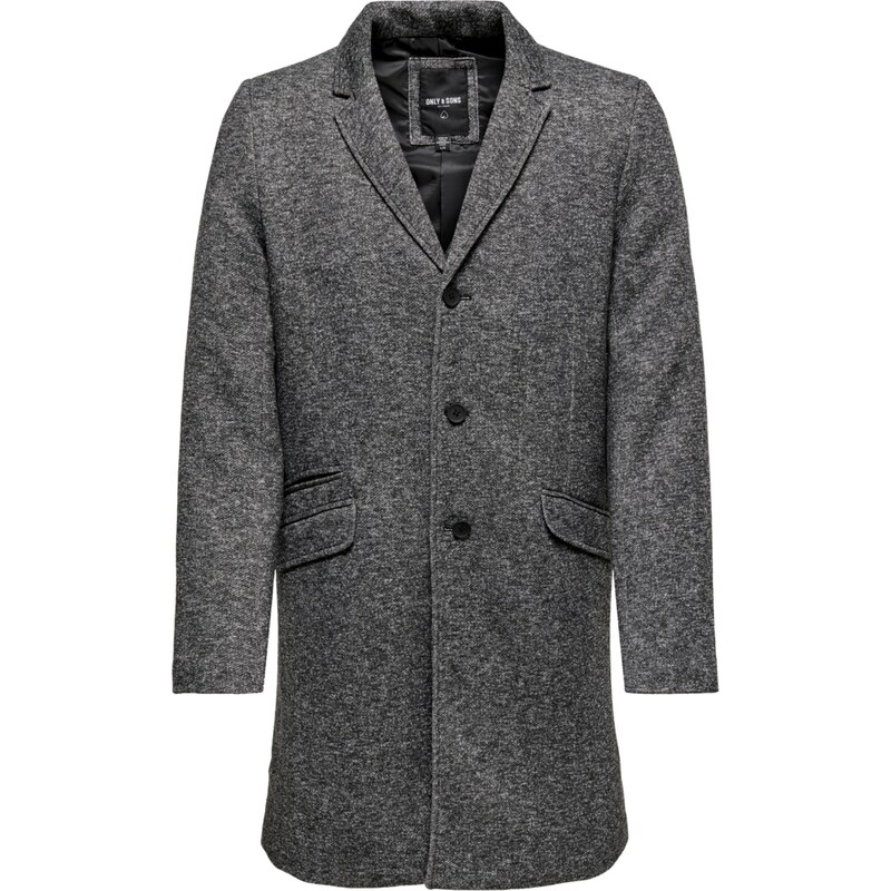 Only & Sons Prechodný kabát Julian King tmavosivá 26805469