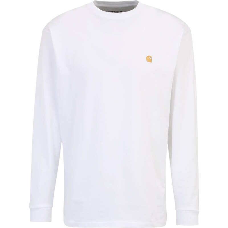 Carhartt WIP Tričko Chase zlatá / biela 29016381