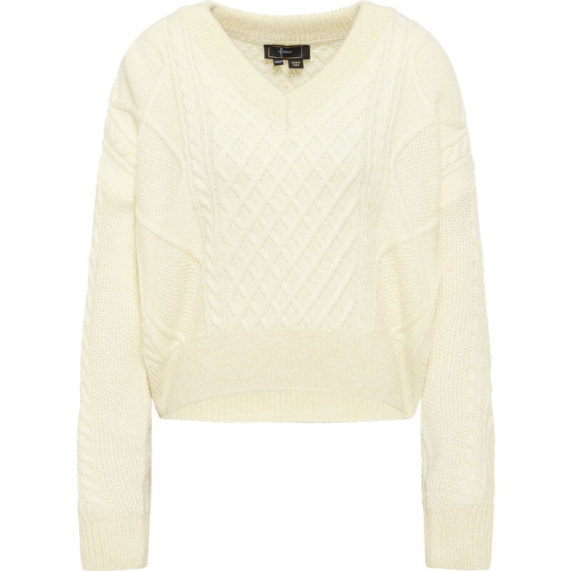 faina Sveter biela ako vlna 65867562