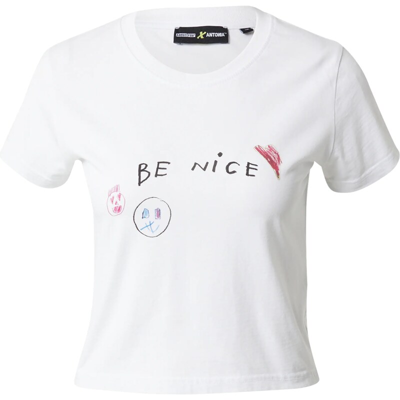 ABOUT YOU x Antonia Tričko Allie modrá / červená / čierna / biela 54228098