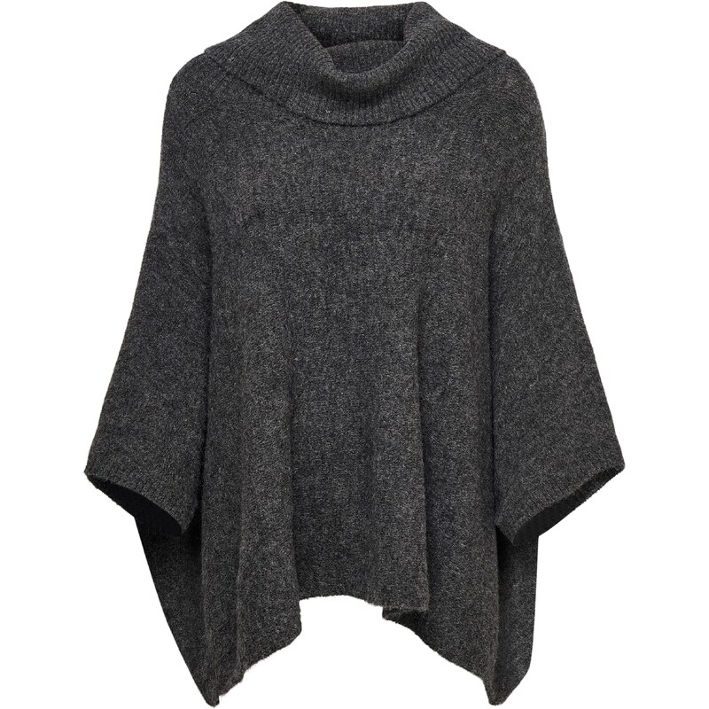 ONLY Pelerína Stay tmavosivá 60997884