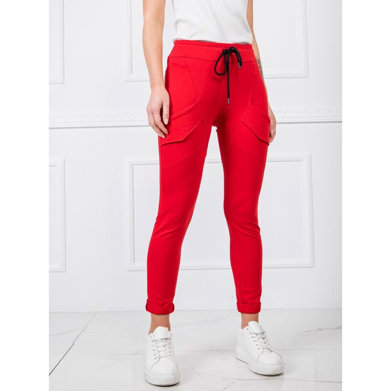 BASIC Feel Good Sweatpants-RV-DR-5424.08X-red 64682295