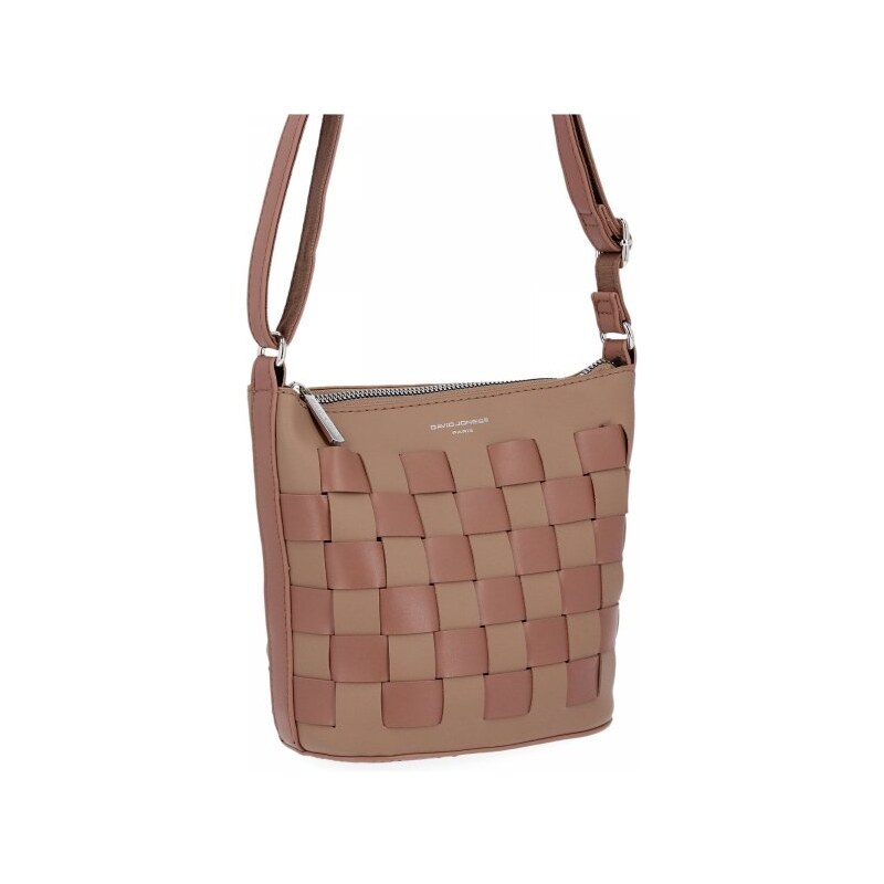 Dámska kabelka listonoška David Jones špinavá ružová 6645-2 29024384