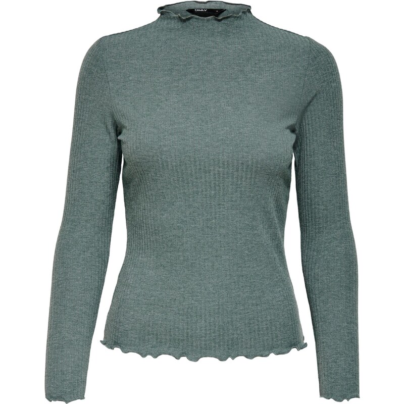 ONLY Tričko ONLEmma zelená melírovaná 25326278