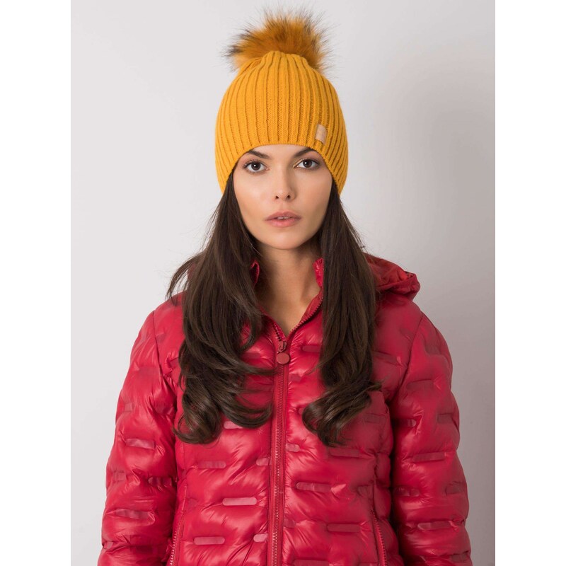 RUE PARIS Cap-JK-CZ-24.30-dark yellow 64684006