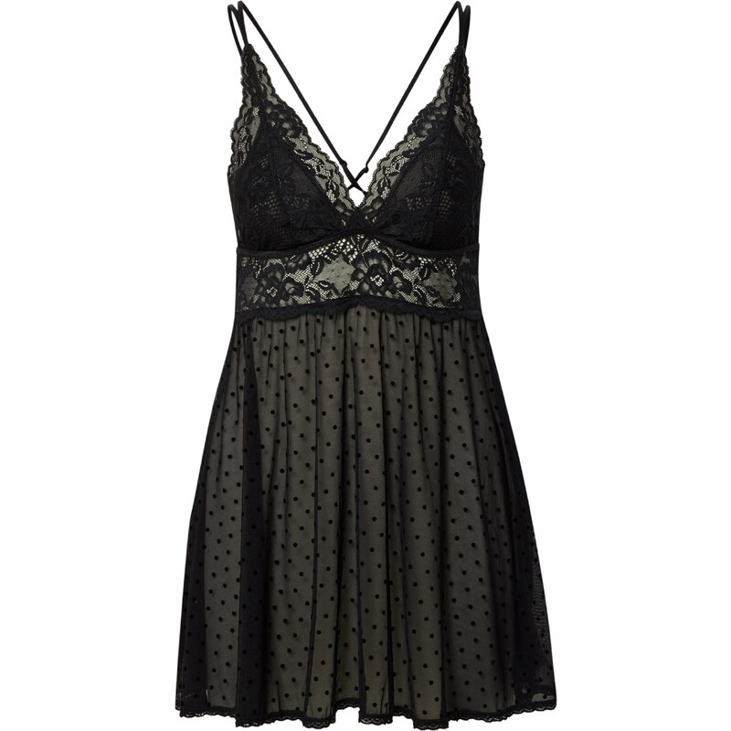 Hunkemöller Negližé Beatriz čierna 29103492