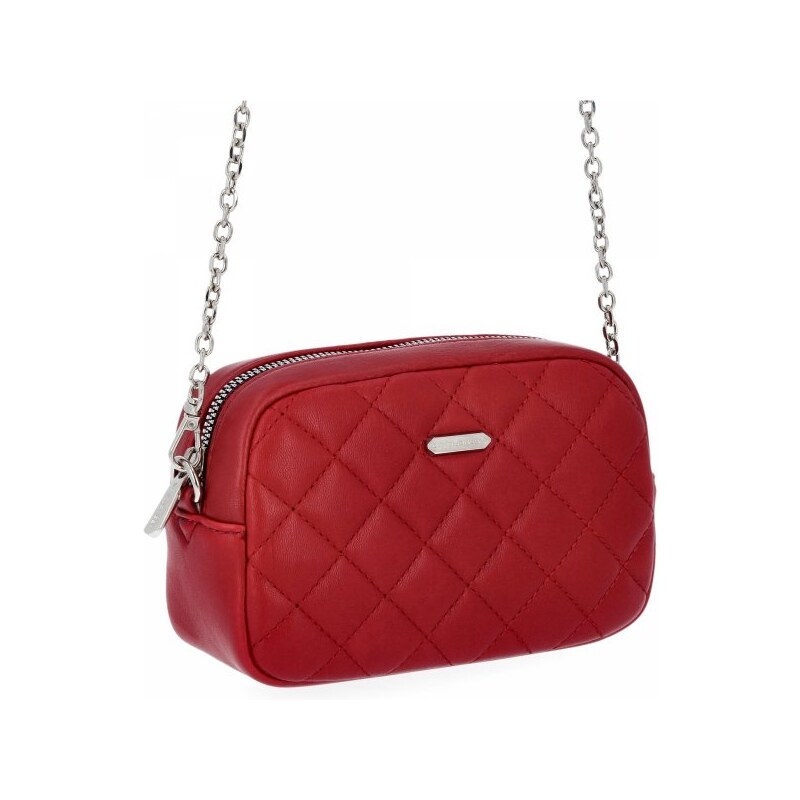 Dámska kabelka listonoška David Jones červená CM6278 29062737