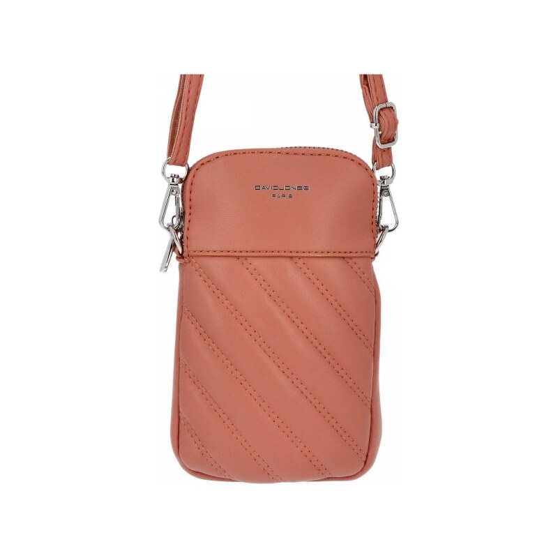 Dámska kabelka listonoška David Jones koralová 6617-1 29062748