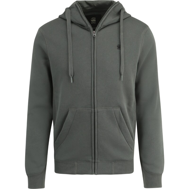 G-STAR Tepláková bunda Premium Core tmavosivá 47240325