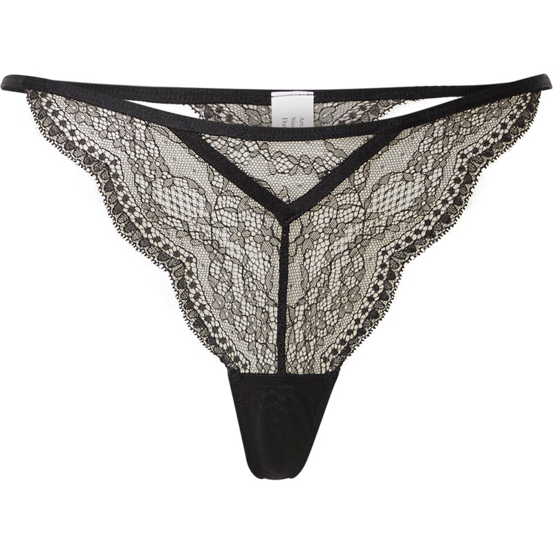 Hunkemöller Tangá Isabelle čierna 54228127