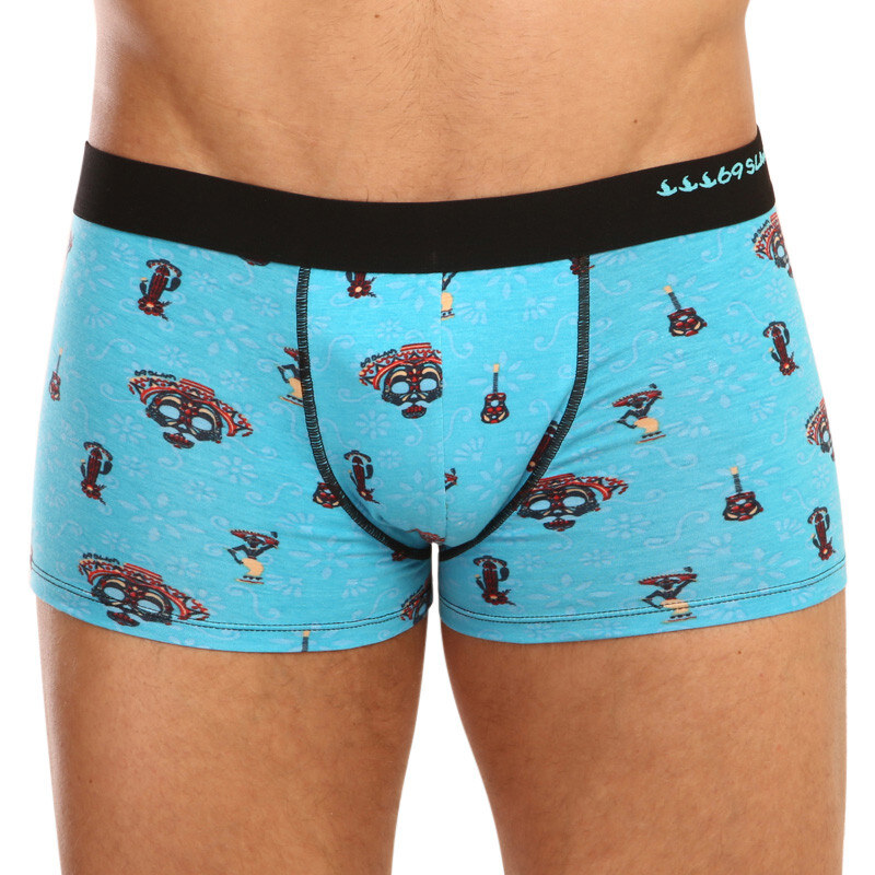 Pánske boxerky 69SLAM hip bamboo day of the dead (MHBDOF-BB) 34409716