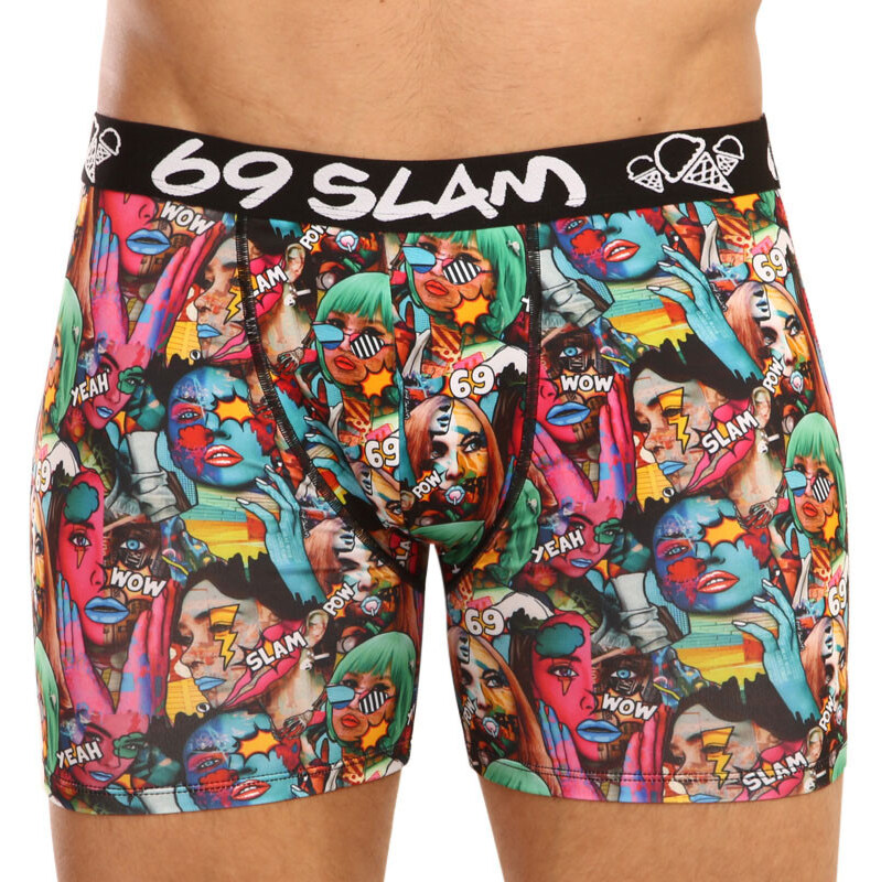 Pánske boxerky 69SLAM fit pop art (MBYOAT-PO) 65118214