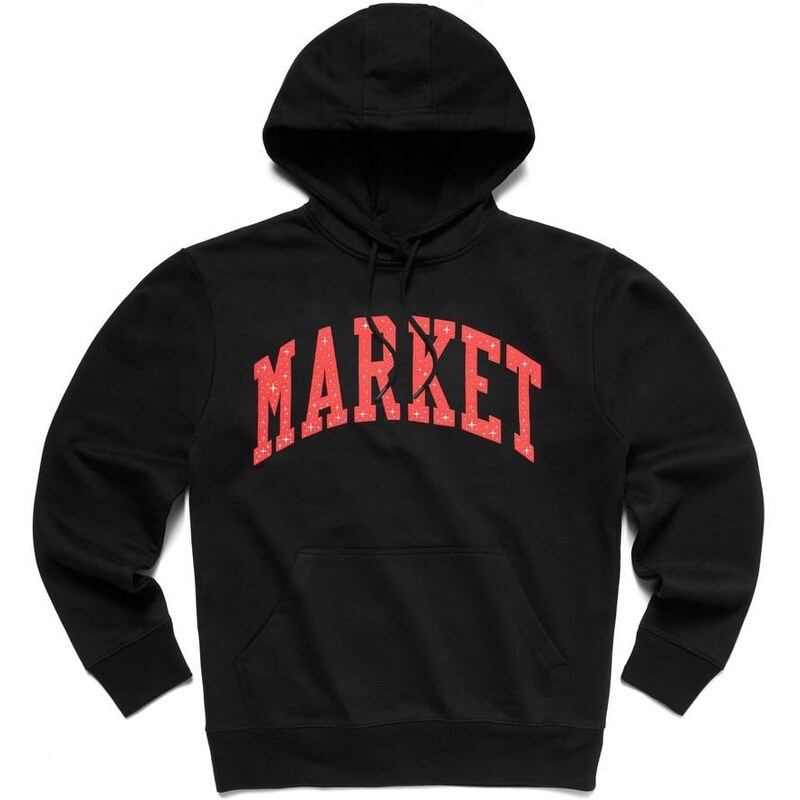 Market Arc Puff Black - Pánske - Mikina MARKET - Čierne - 397000194 66355674