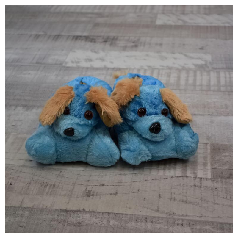 JOHN-C Detské modré papuče DOGY 29082519