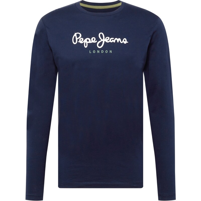 Pepe Jeans Tričko Eggo námornícka modrá / pastelovo zelená / biela 29085964