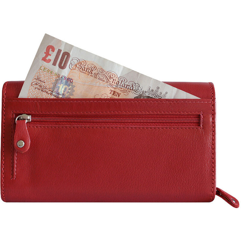 Mercucio L2511507-5 oranžová kartová kožená peňaženka dámska