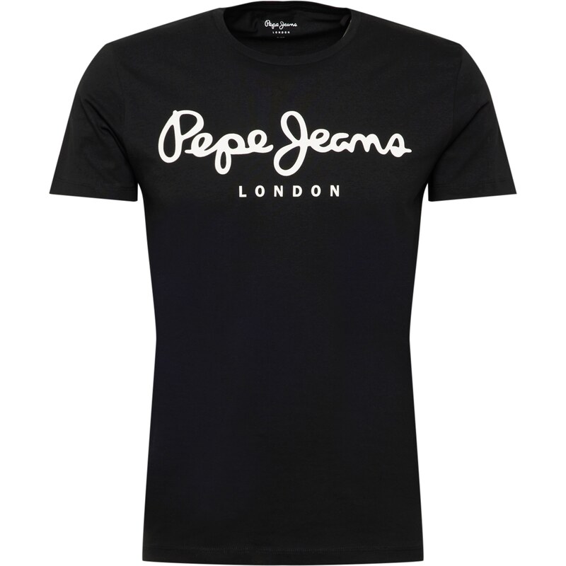 Pepe Jeans Tričko čierna / biela 29131239