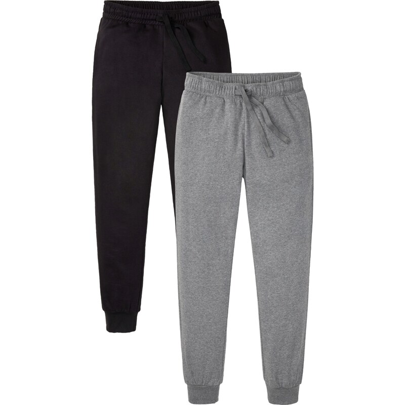 bonprix Tepláky (2 ks), farba šedá 45264131