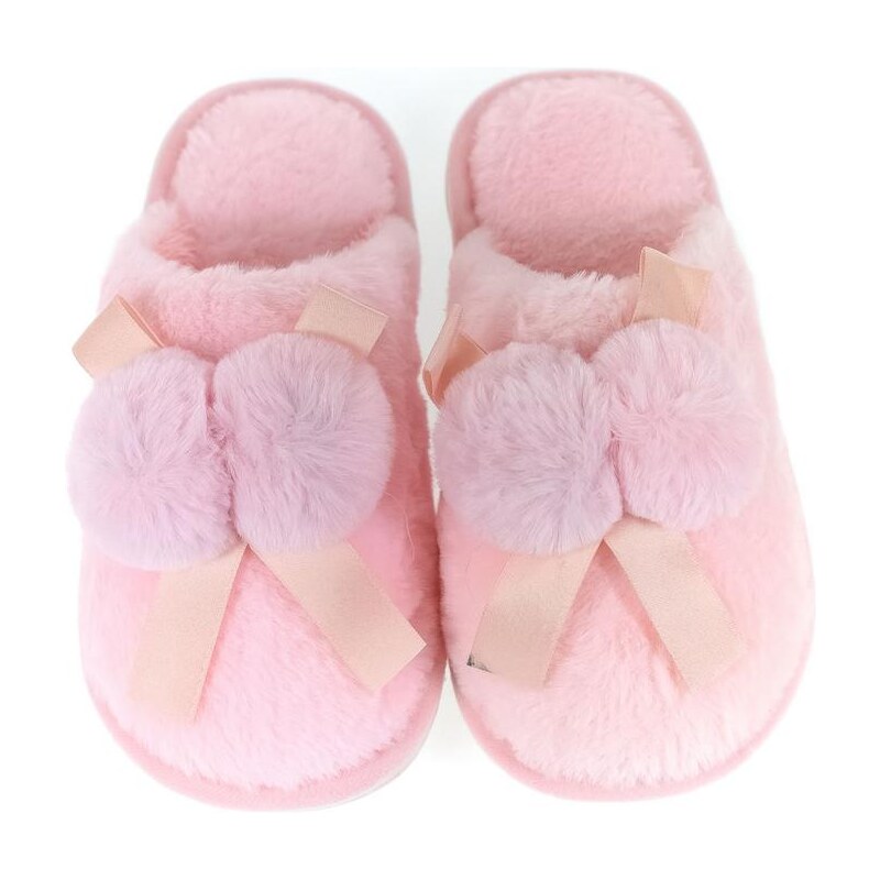 JOHN-C Detské ružové papuče BOW 29114516