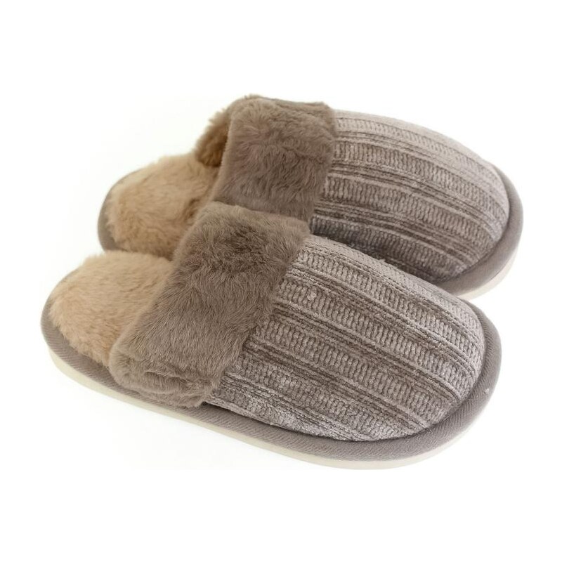 JOHN-C Detské hnedé papuče BUTY 29114518