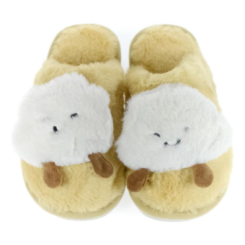 JOHN-C Detské žlté papuče OBLÁČIK 29114520