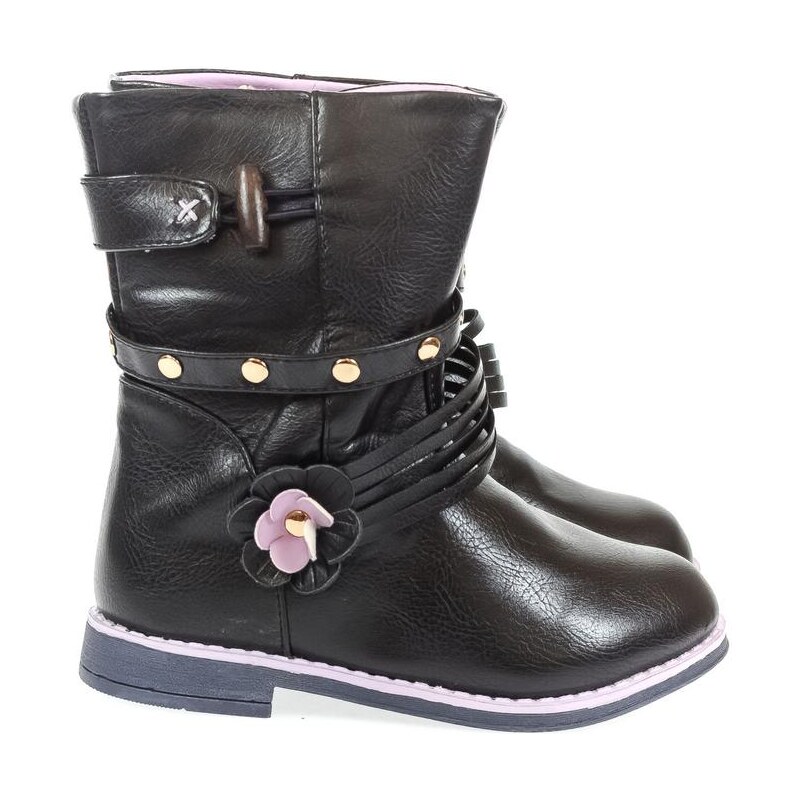 JOHN-C Detské tmavomodré čižmy NINKA 29114542