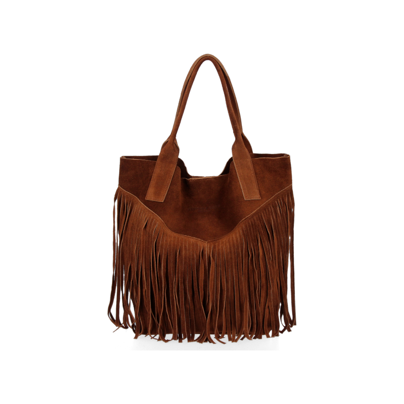 Kožené kabelka shopper bag Vittoria Gotti hnedá VPOS9 60879477