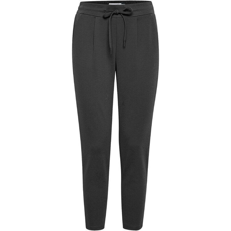 ICHI Plisované nohavice IHKate tmavosivá 43965524