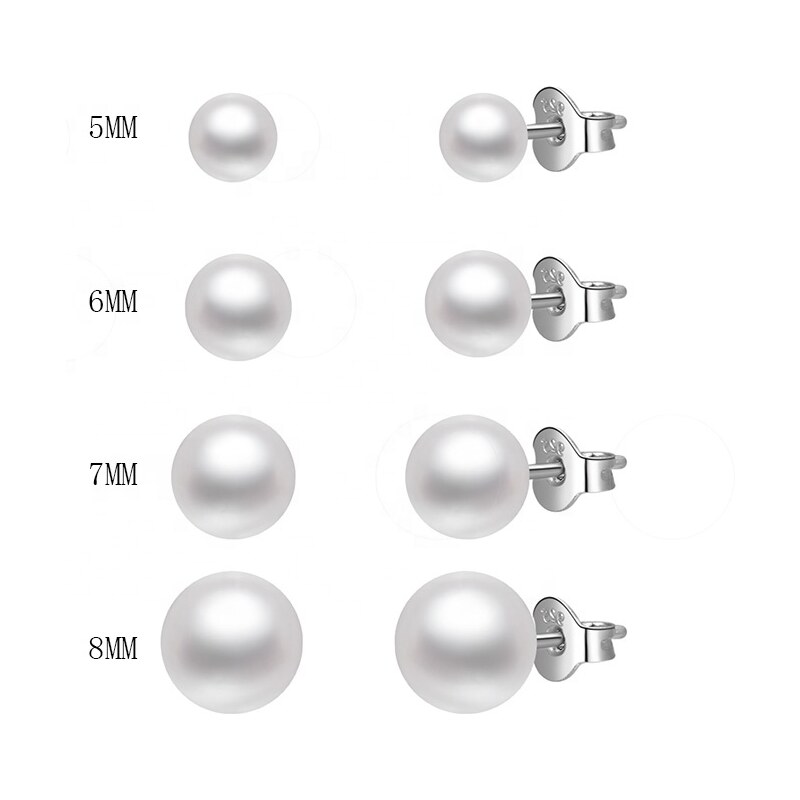 Olivie Náušnice 5mm sladkovodné perly 5500 29309694