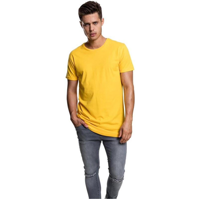 Urban Classics Shaped long T-shirt chrome yellow 50517216