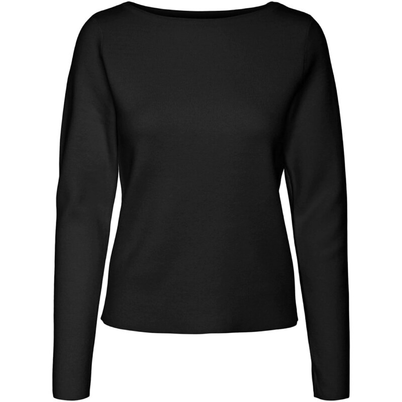 VERO MODA Sveter Gold Needle čierna 36628146