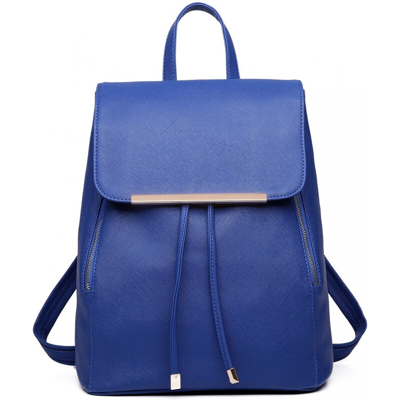 Modrý štýlový dámsky modny batoh Frell
