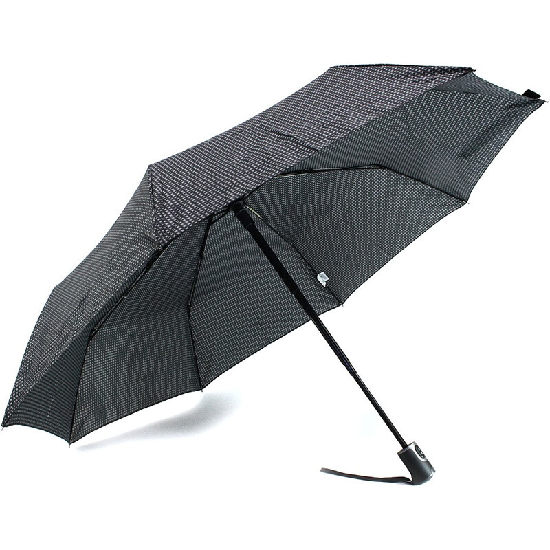 Čiernošedý plne automatický skladací pánsky dáždnik s hviezdičkou Boone