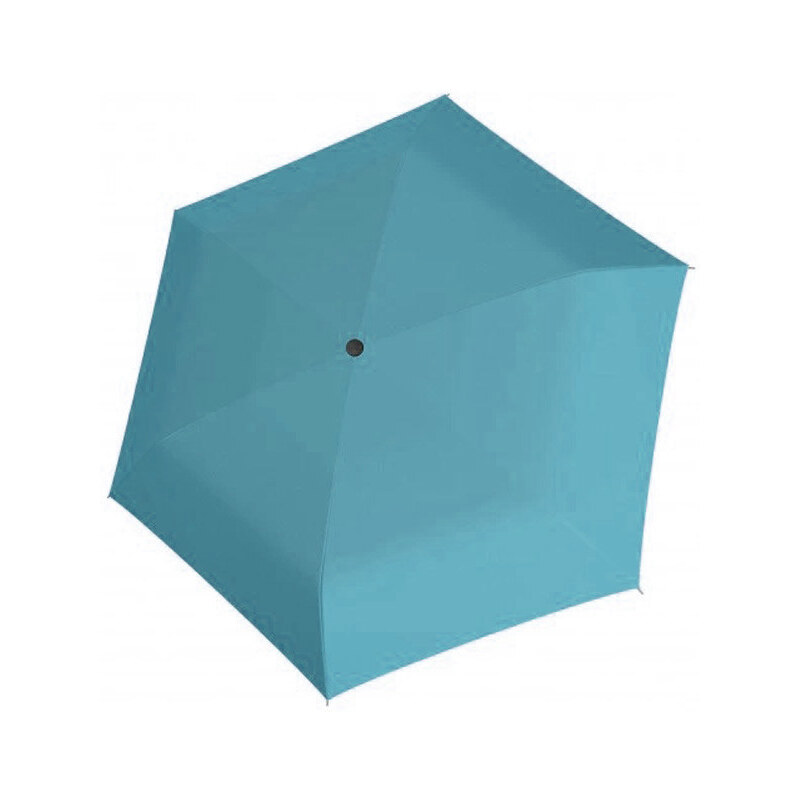 Svetlomodrý dámsky skladací mechanický dáždnik Aubrielle