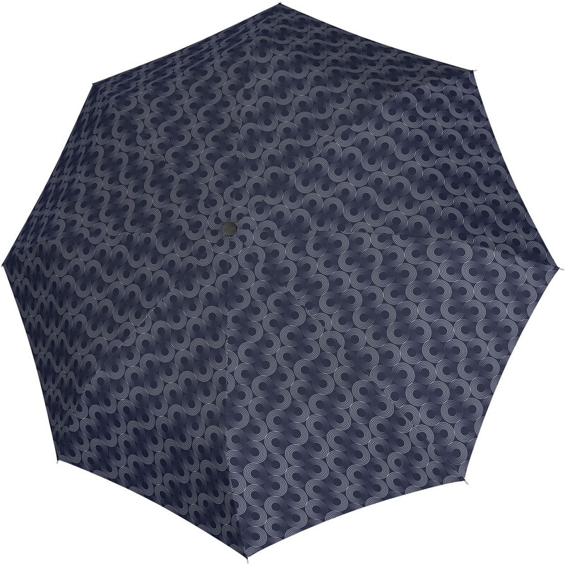 Modrý dámsky plne automatický skladací dáždnik Alva