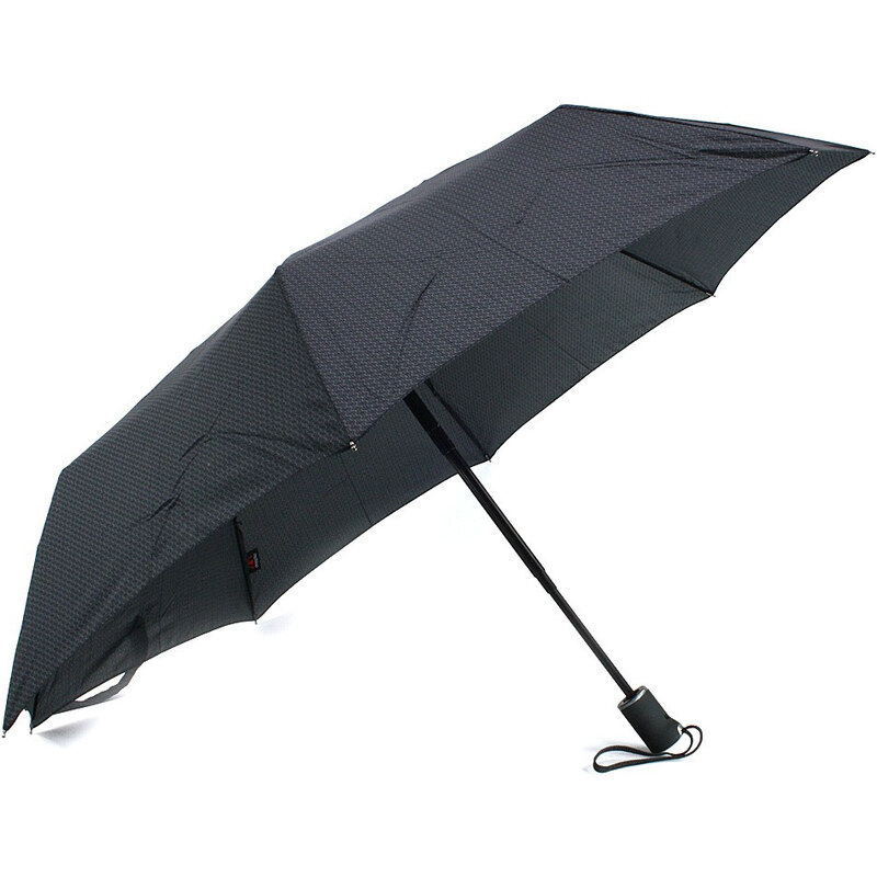 Sivý plne automatický skladací pánsky dáždnik s vlnkou Thiago