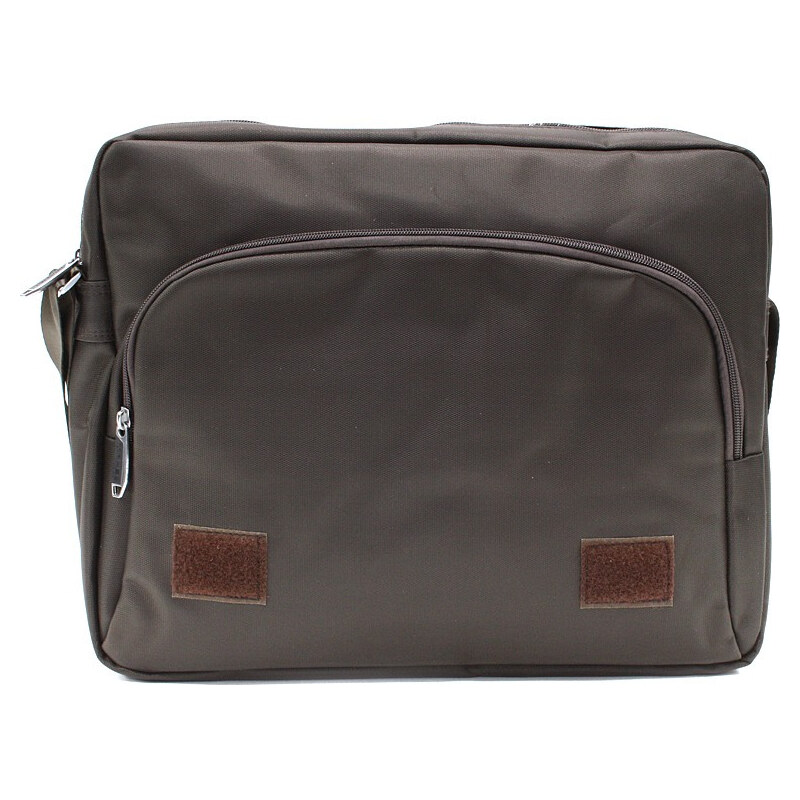 Mahel Kvalitná tmavo hnedá pánska taška na notebook Zaiden